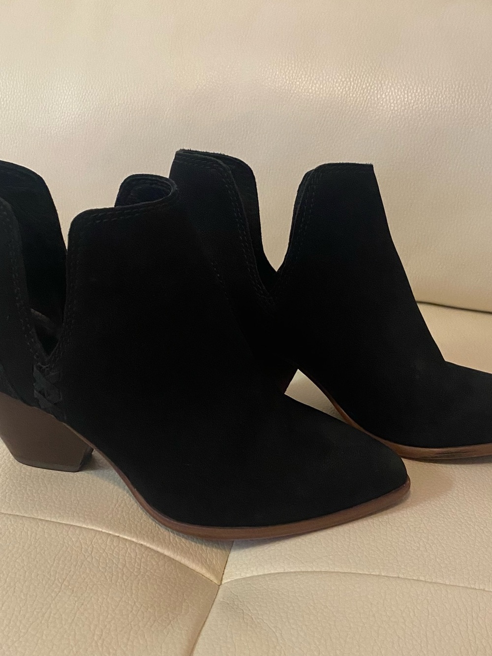 Frye Black Suede Women's Ankle Boots